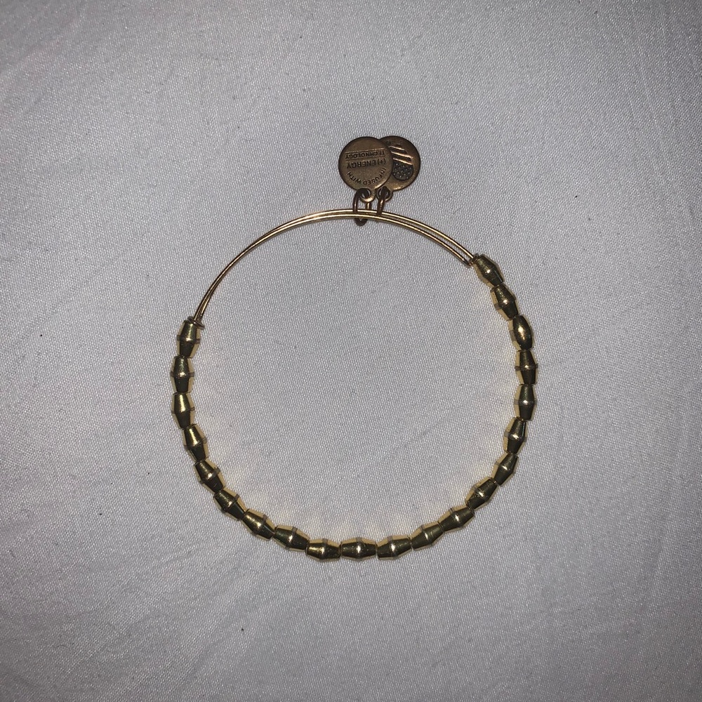 Alex and Ani Gold Beaded Bracelet
